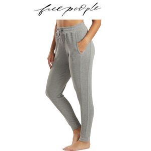 NWT Free People Gray Back Into It Sweatpant Joggers